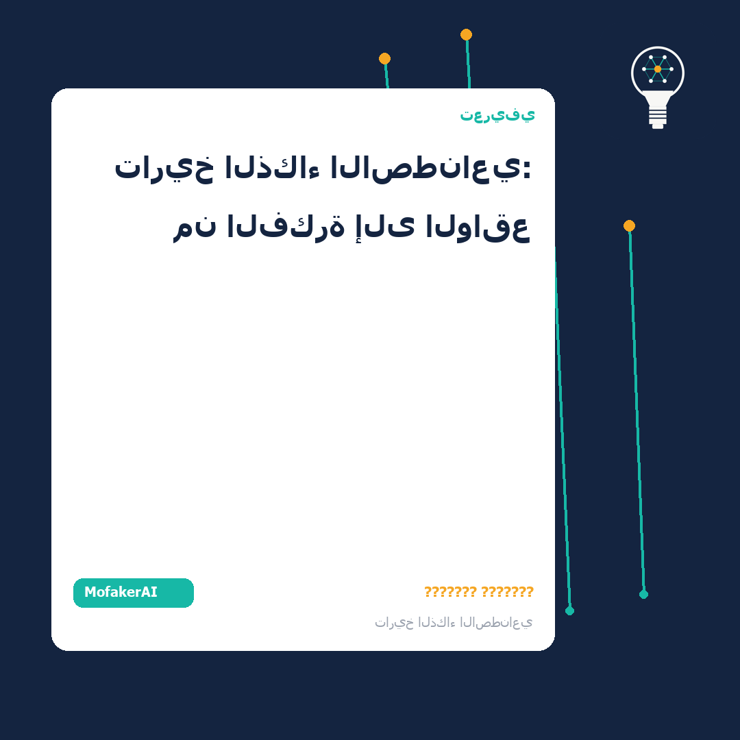 الخط الزمني لتاريخ الذكاء الاصطناعي - صورة توضيحية 1